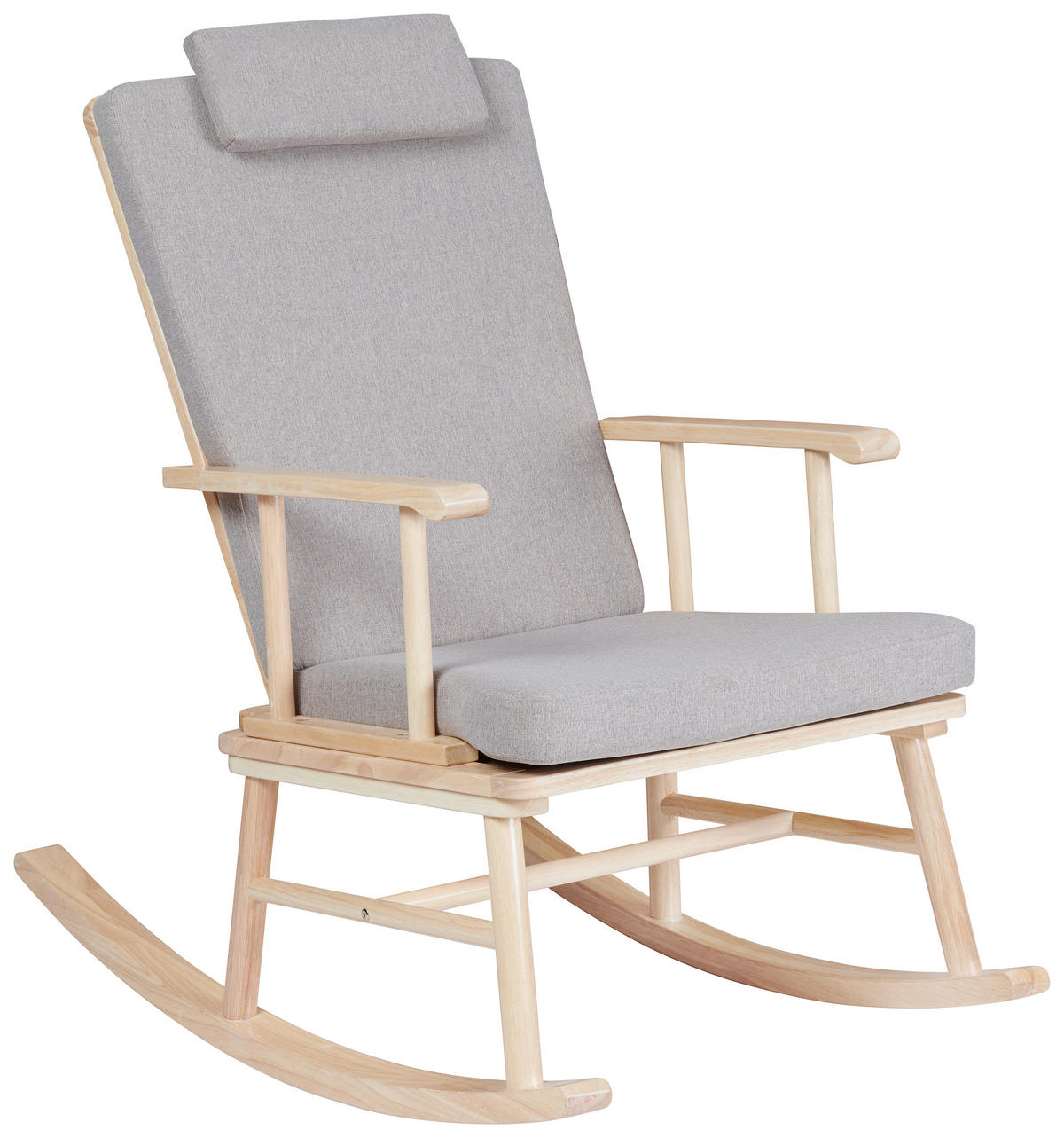 KRESLO NA DOJČENIE  - prírodná farba/taupe, Basics, drevo/textil (63/98/94cm) - My Baby Lou