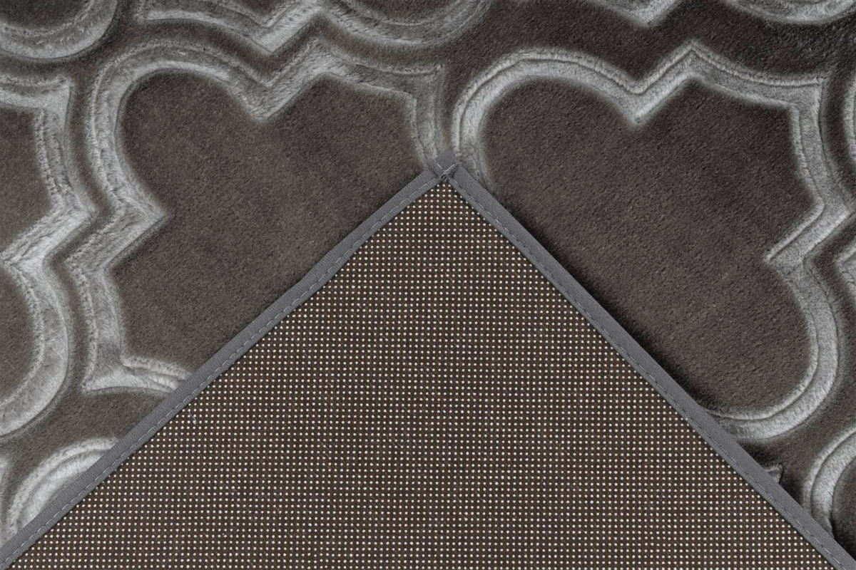 FLACHWEBETEPPICH 120/170 cm Monroe 100 Anthrazit Anthrazit  - Anthrazit, KONVENTIONELL, Kunststoff/Textil (120/170cm)