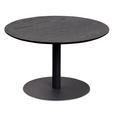 COUCHTISCH 60/60/37 cm rund Schwarz  - Schwarz, Design, Holzwerkstoff/Metall (60/60/37cm) - Xora