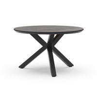 GARTENTISCH 120/120/75 cm Metall, Kunststoff Grau rund  - Anthrazit/Grau, Basics, Kunststoff/Metall (120/120/75cm) - Tierra Outdoor