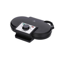 WAFFELEISEN  - Schwarz, Basics, Metall (24,2/10/35,1cm) - Severin