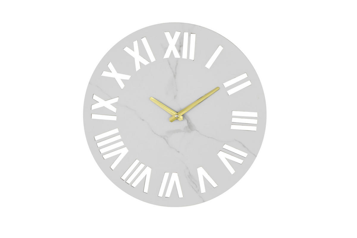 CEAS DE PERETE 40/40/3,1 cm   - alb, Lifestyle, metal/piatră (40/40/3,1cm) - Xora