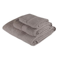 FROTTIERSET Grau 3-teilig  - Grau, Basics, Textil (30/50cm)