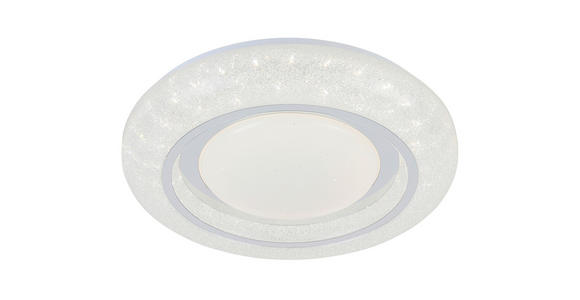 LED-DECKENLEUCHTE 38/7 cm - Chromfarben/Weiß, Trend, Kunststoff/Metall (38/7cm) - Novel