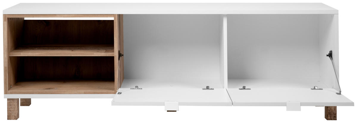 TV-ELEMENT 150/50/35 cm  - Weiß, Design, Holzwerkstoff/Metall (150/50/35cm) - MID.YOU