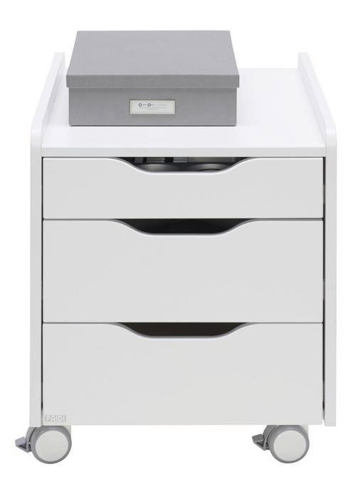 CAISSON À ROULETTES 44,3/53,7/57,3 cm - Weiss, Konventionell, Holzwerkstoff/Kunststoff (44,3/53,7/57,3cm) - Paidi