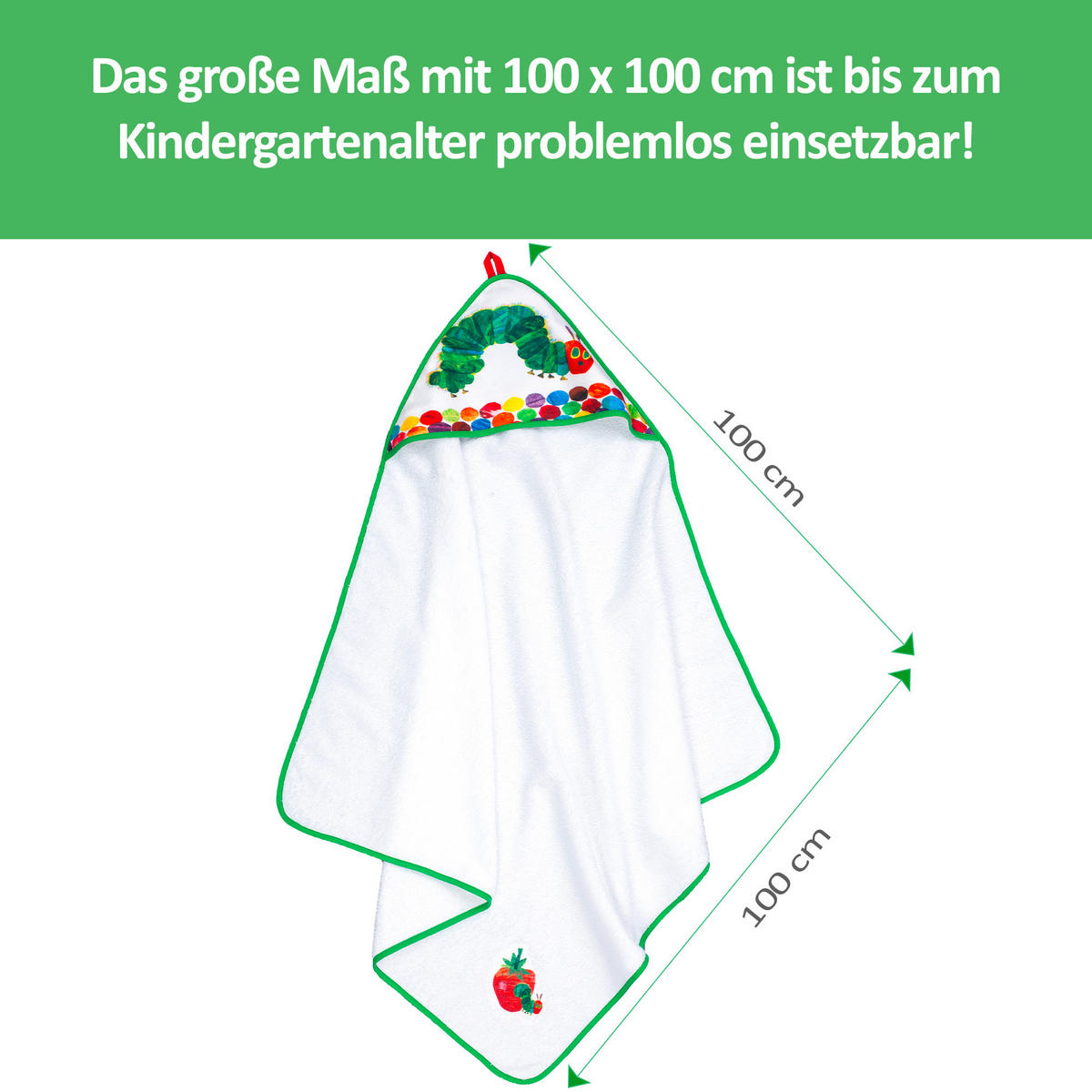 KAPUZENBADETUCH 100/100 cm    - Weiß, Basics, Textil (100/100cm)