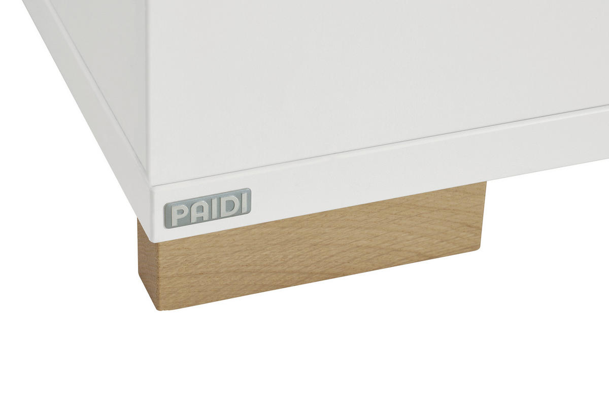 ORMAR ZA DJEČJU ODJEĆU  Enie  - bijela/boje hrasta, Basics, drvni materijal/drvo (164/200,40/55,60cm) - Paidi