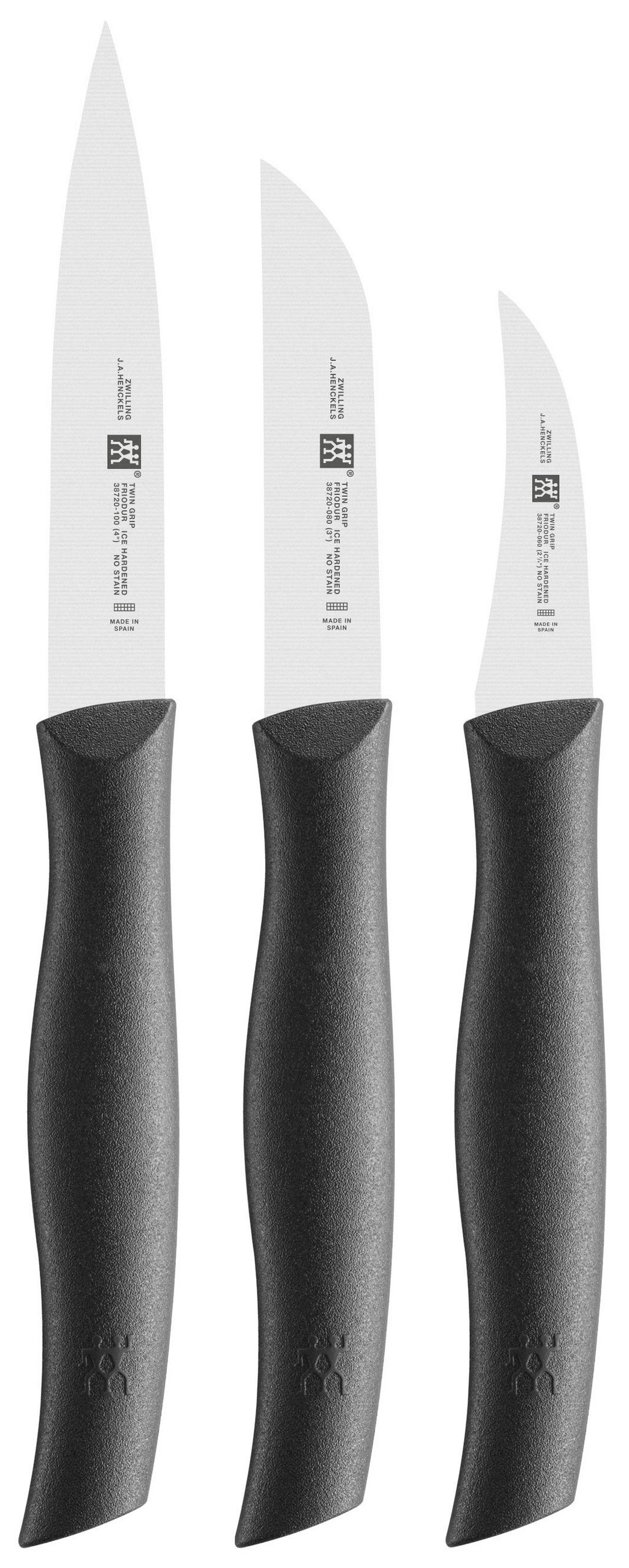 MESSERSET TWIN Grip 3-teilig - Schwarz, Basics, Kunststoff/Metall - Zwilling