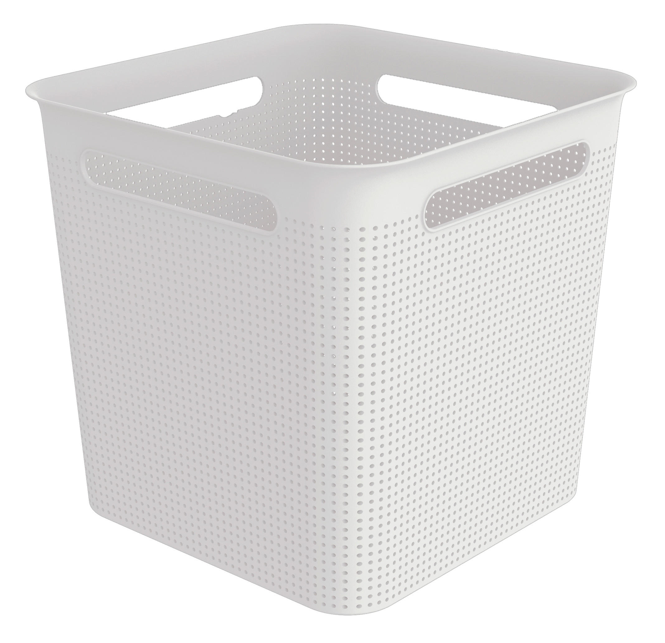 BOX 29,1/29,1/28,1 cm  - Weiss, Basics, Kunststoff (29,1/29,1/28,1cm) - Rotho