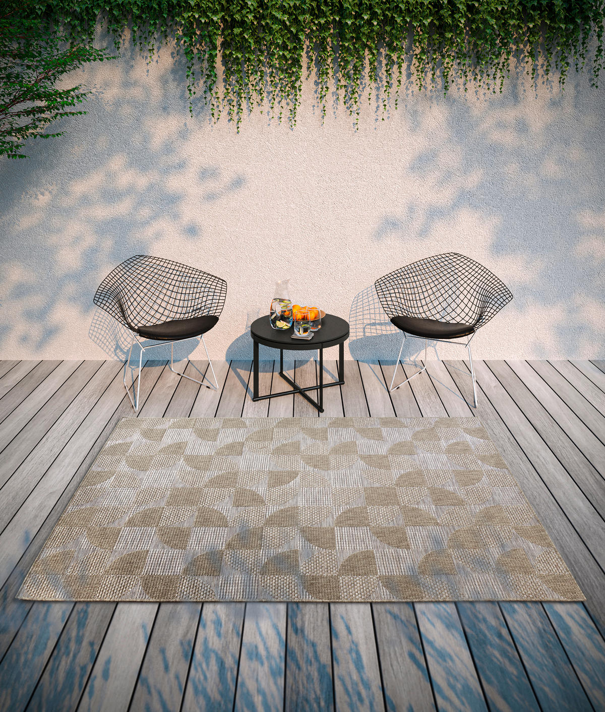 OUTDOORTEPPICH 155/230 cm Kollektion 1836 Hellbraun  - Hellbraun, Design, Kunststoff (155/230cm) - Villeroy & Boch
