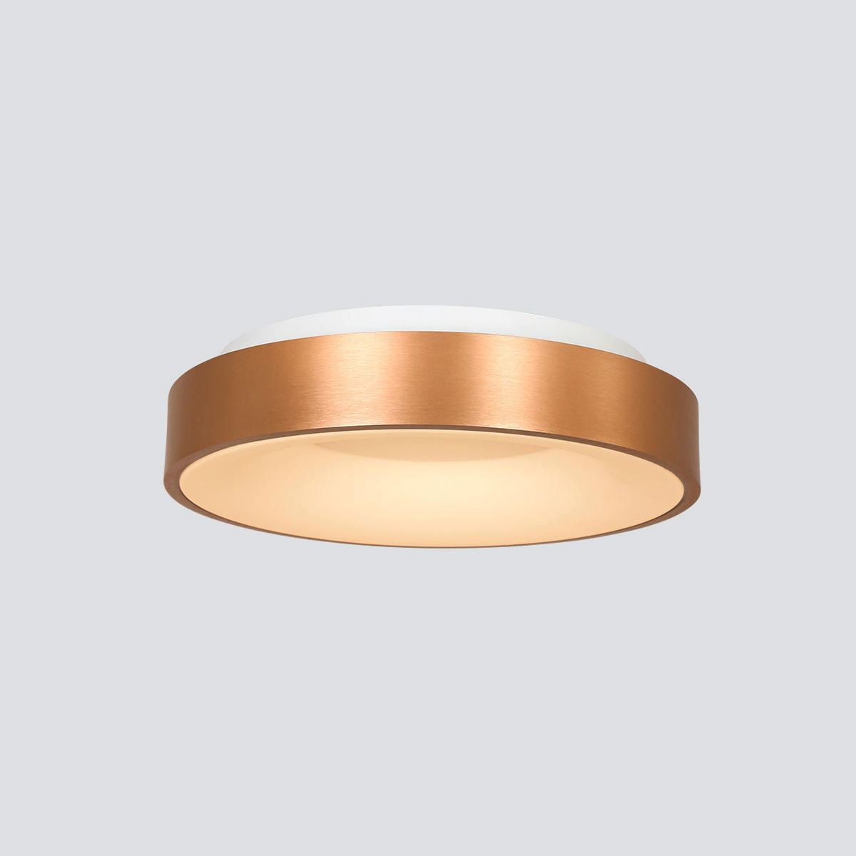 LED-DECKENLEUCHTE Ringlede 38/9 cm   - Goldfarben, Basics, Kunststoff/Metall (38/9cm)