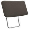 KOPFSTÜTZE in Flachgewebe  - Graphitfarben, Modern, Textil (50/25/12cm) - Sit & More