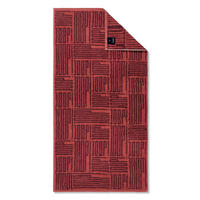 HANDTUCHSET JOOP! BARS Dunkelrot 2-teilig  - Dunkelrot, Basics, Textil (50/100cm) - Joop! Living