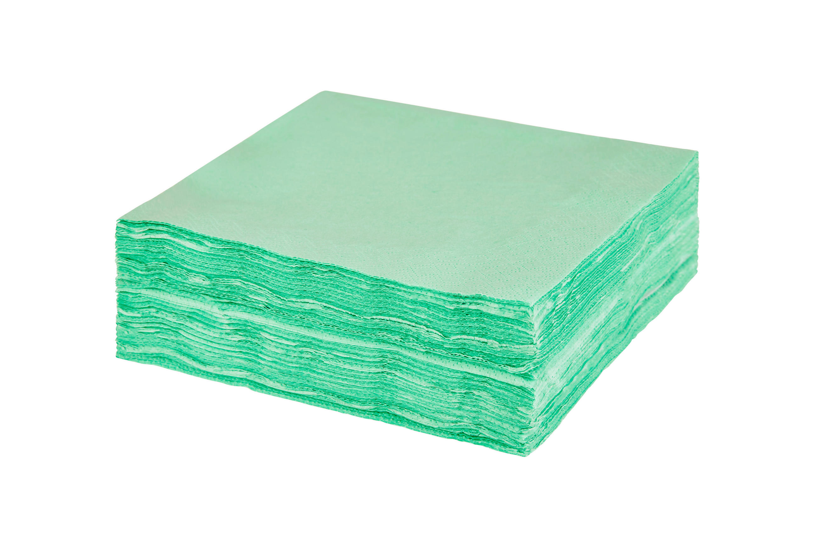 Serviette Lavenia Einfarbig Mintgrün 50 Stk., 33x33 cm