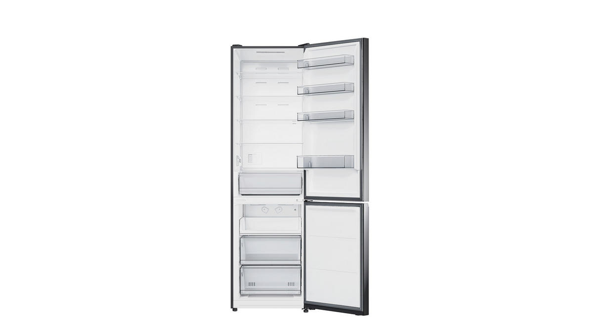 KÜHL-GEFRIER-KOMBINATION 59.5/201/68 cm  - Basics, Kunststoff (59.5/201/68cm) - Wolkenstein