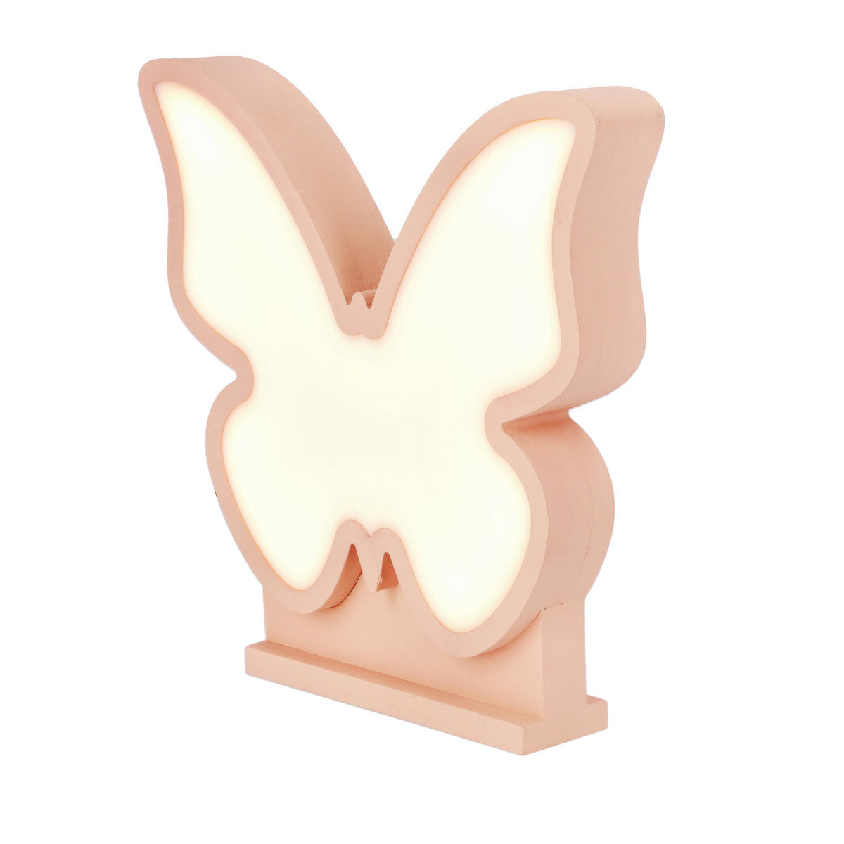 BORDSLAMPA FÖR BARN - pink, Basics, trämaterial/plast (28.5/5/26.5cm)