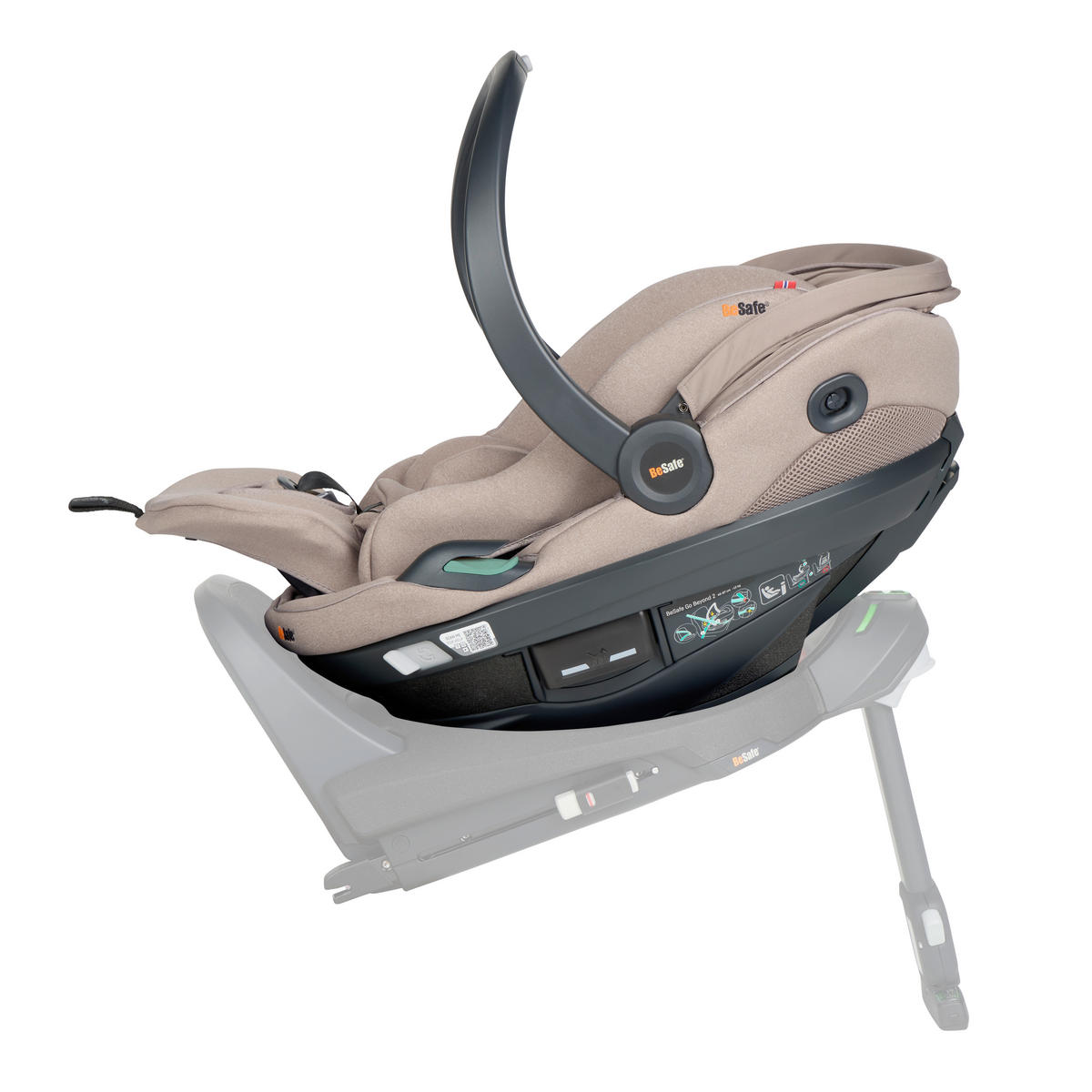 DJEČJA AUTOSJEDALICA  Go Beyond²  - boje pijeska/crna, Basics, tekstil/plastika (64/44/59cm) - Besafe