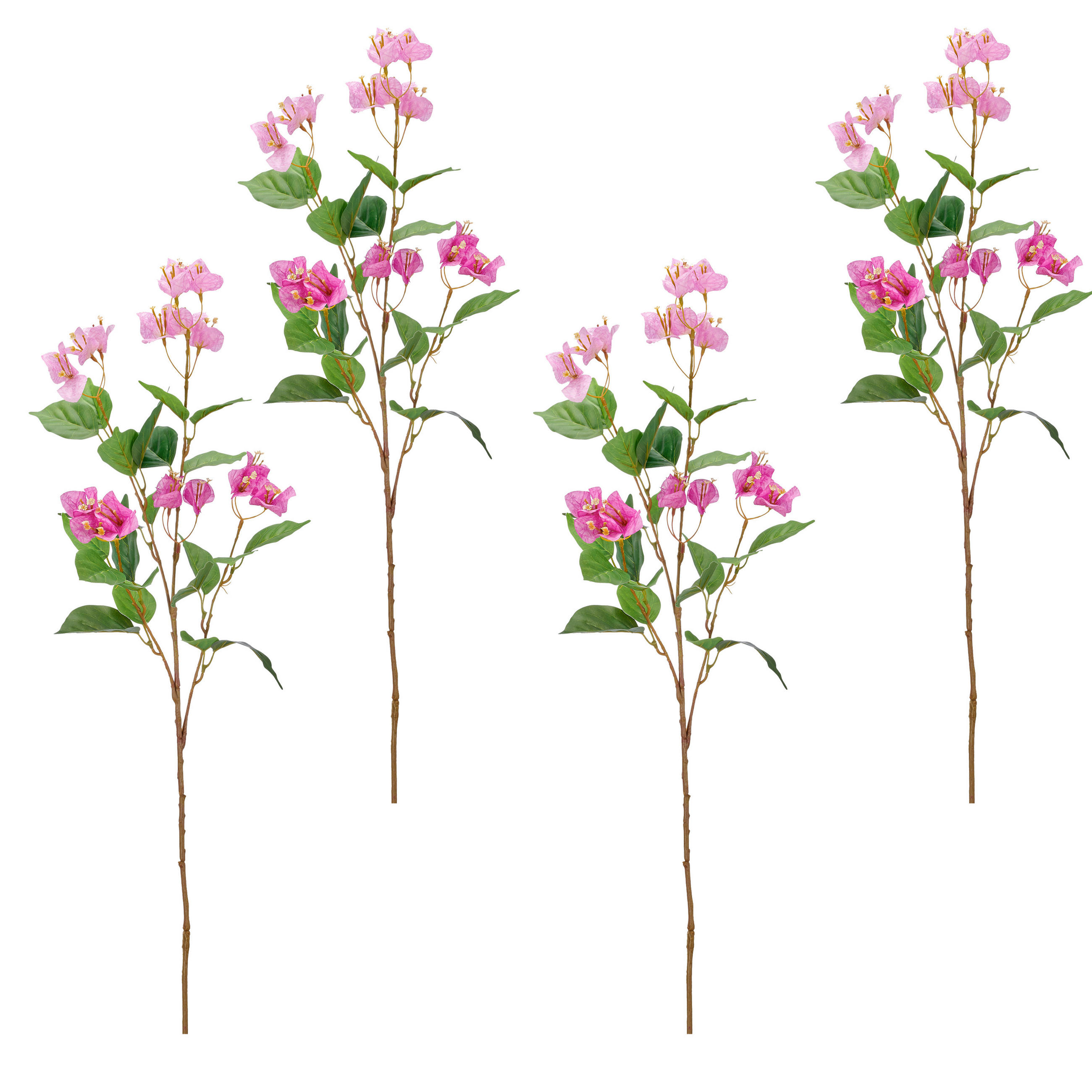 KUNSTBLUME Bougainvillea  - Hellbraun/Violett, Basics, Kunststoff (90cm)