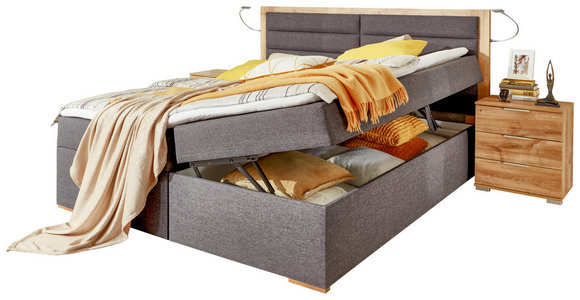 Polsterbett 180x200 Boxspring Optik Mit Bettkasten