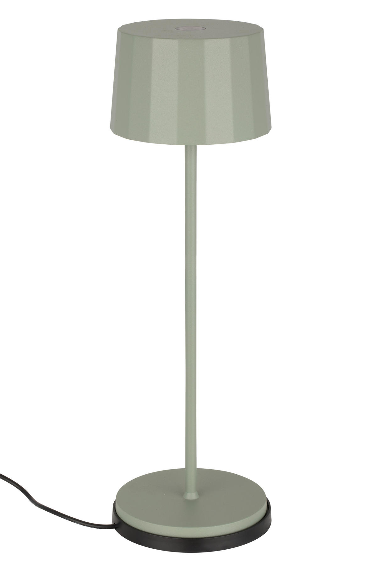 STOLNÍ LAMPA NA BATERIE, dotykový stmívač, 11/35 cm  - zelená, Trend, kov/plast (11/35cm) - Dieter Knoll