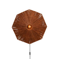 WANDLEUCHTE 65/7 cm   - Braun, Basics, Naturmaterialien (65/7cm) - Good & Mojo