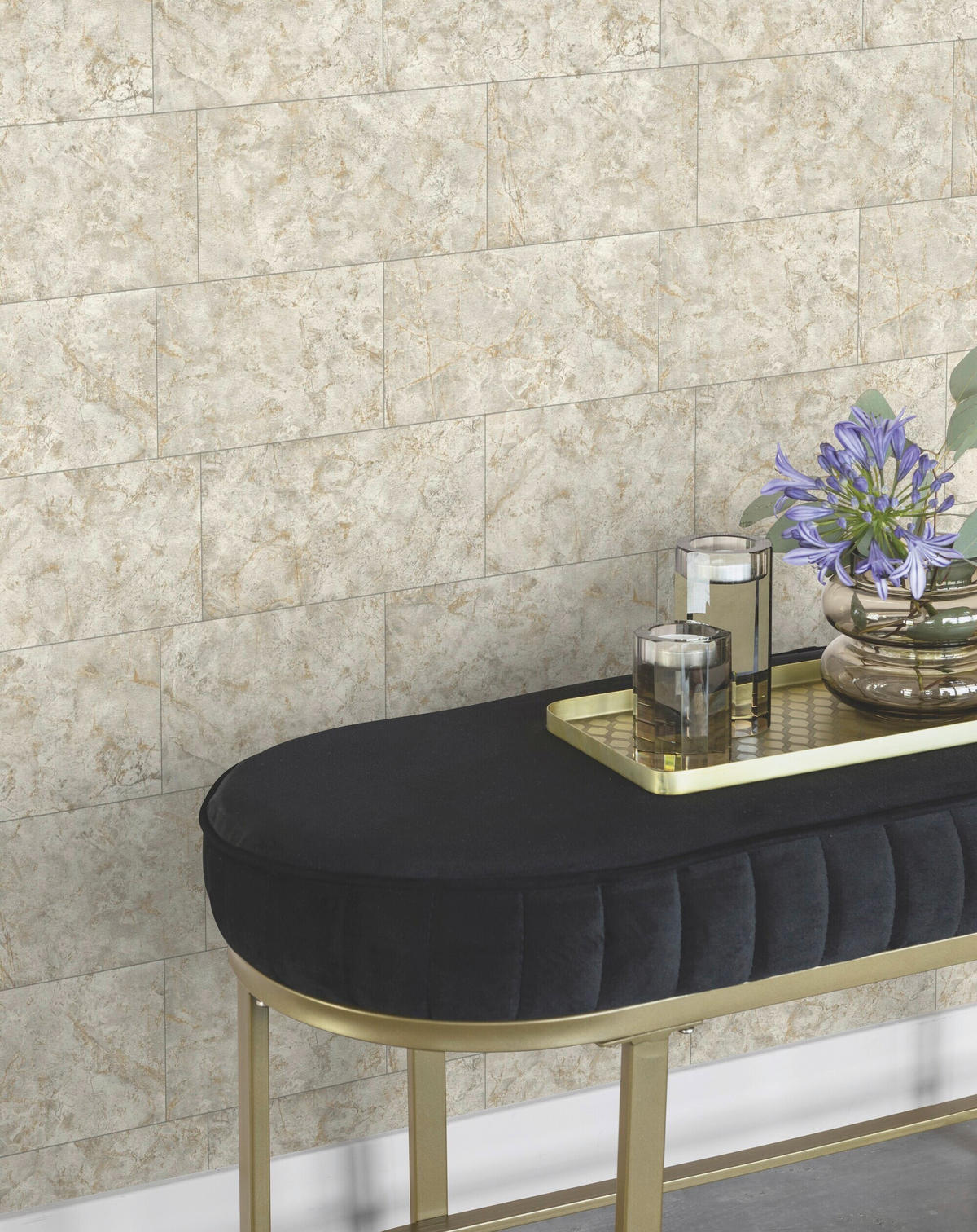 TAPETE - Grau, Natur, Textil (600/53cm) - Tesa