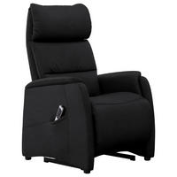 FAUTEUIL DE TÉLÉVISION in Schwarz  - Schwarz, Konventionell, Leder/Kunststoff (69/109/83cm) - Cantus