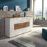 KOMODA SIDEBOARD - bílá/barvy stříbra, Design, kov/dřevěný materiál (170/96/42cm) - HOM IN