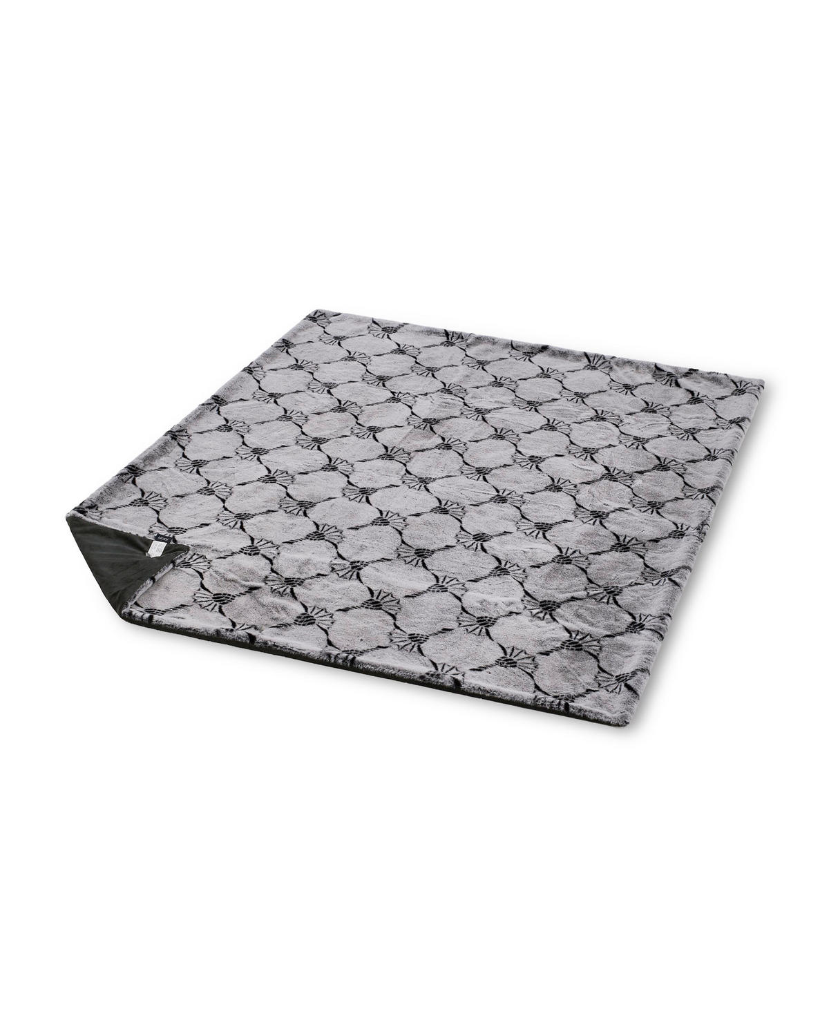PLAID CALM CORNFLOWER 130/170 cm  - Schwarz/Weiß, Basics, Textil (130/170cm) - Joop!