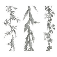GIRLANDA 180 cm - barvy stříbra, Basics, plast (180cm)
