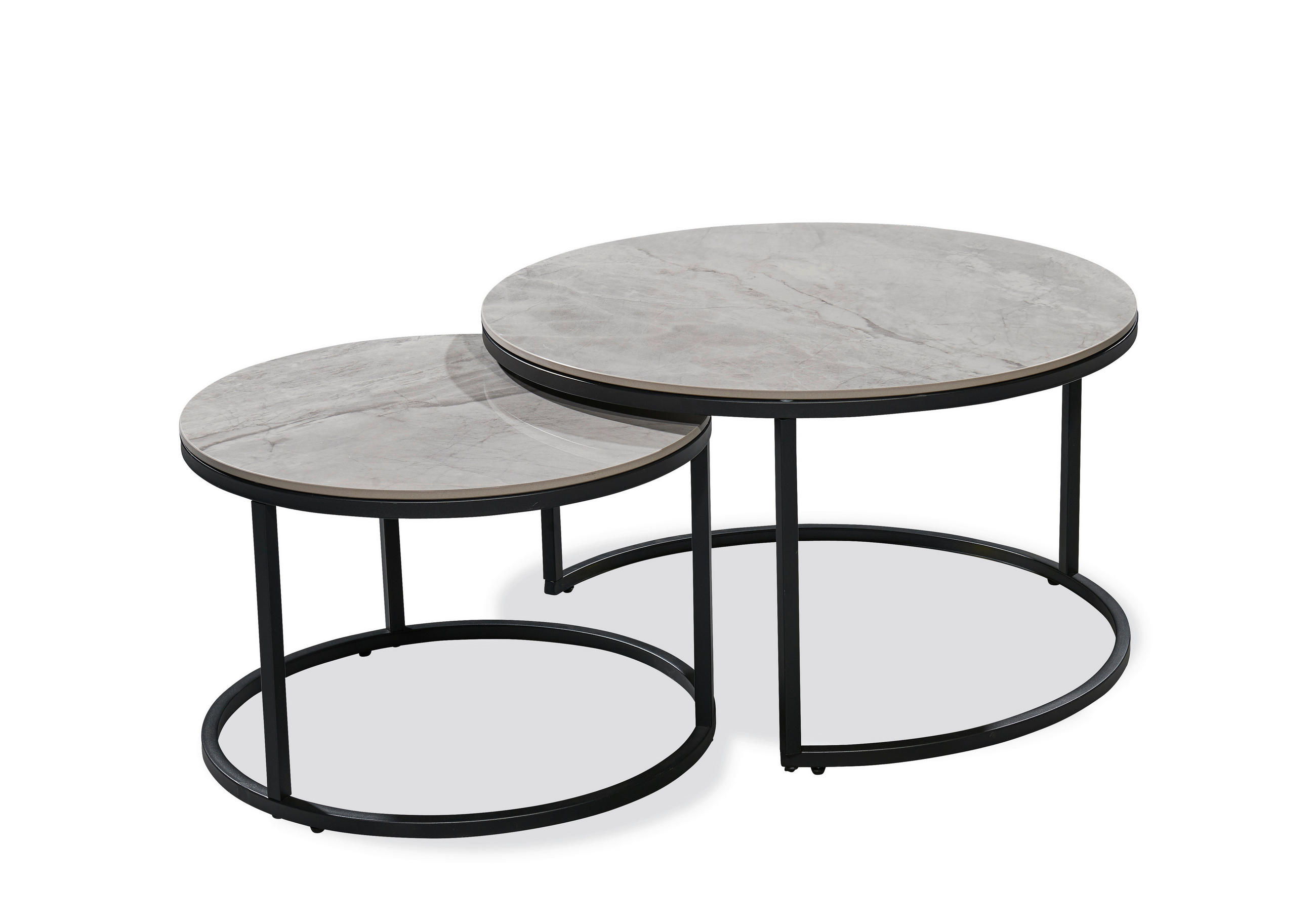 KLUB STOČIĆ  siva, crna  - siva/crna, Moderno, metal/keramika (80/42cm) - Hom`in