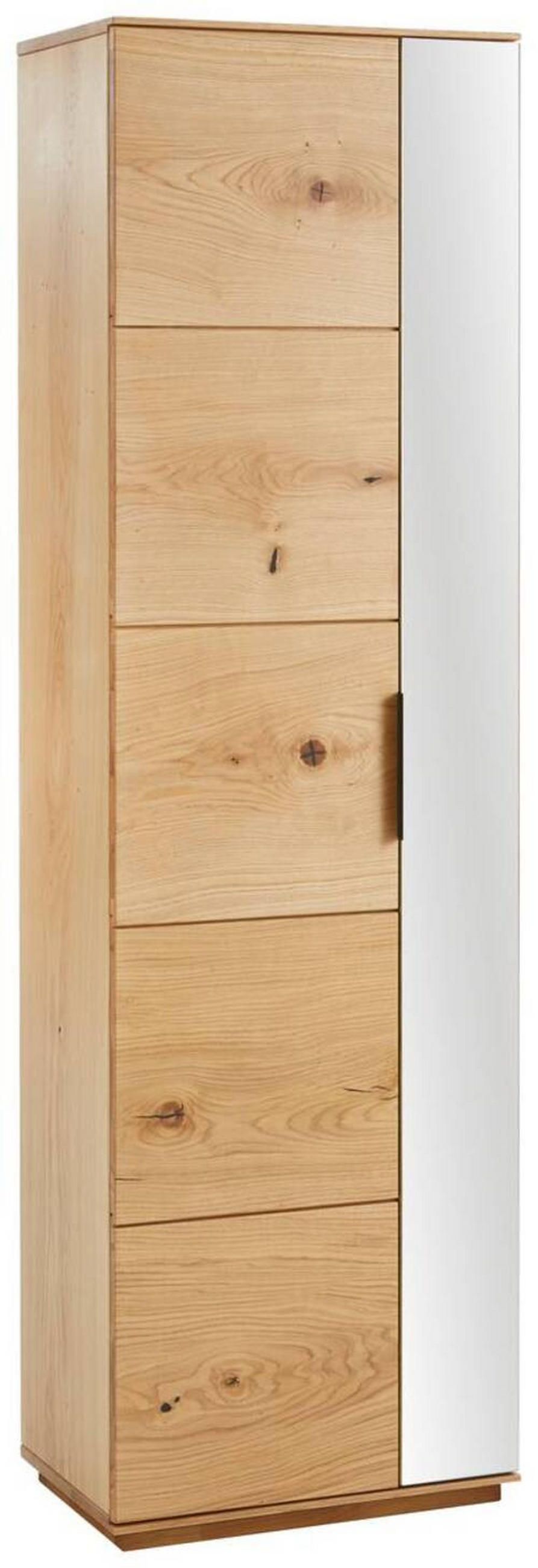 GARDEROBE 6-teilig  in 270/202/38 cm  - Eichefarben/Anthrazit, Natur, Holz/Textil (270/202/38cm) - Linea Natura