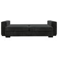 SCHLAFSOFA Flachgewebe Schwarz  - Schwarz, KONVENTIONELL, Kunststoff/Textil (236/78/114cm) - Carryhome