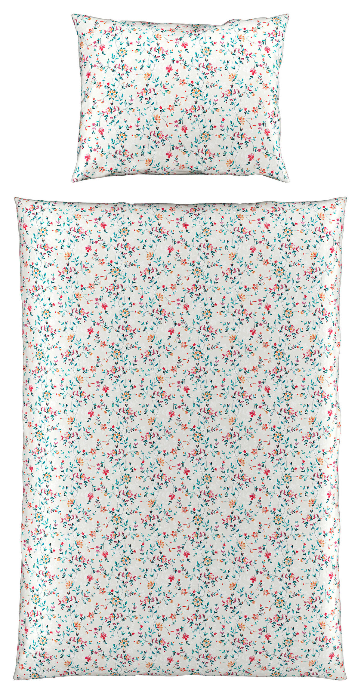 POSTELJINA MILLIE 140/200 cm saten višebojna  - višebojna, Konvencionalno, tekstil (140/200cm) - Esposa