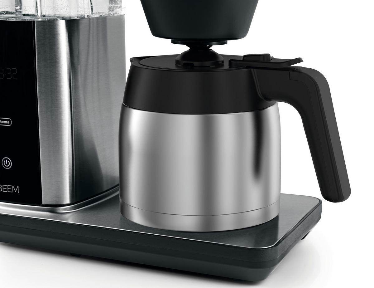 FILTERKAFFEEMASCHINE  - Edelstahlfarben/Schwarz, Trend, Kunststoff/Metall (40/21/40cm) - Beem