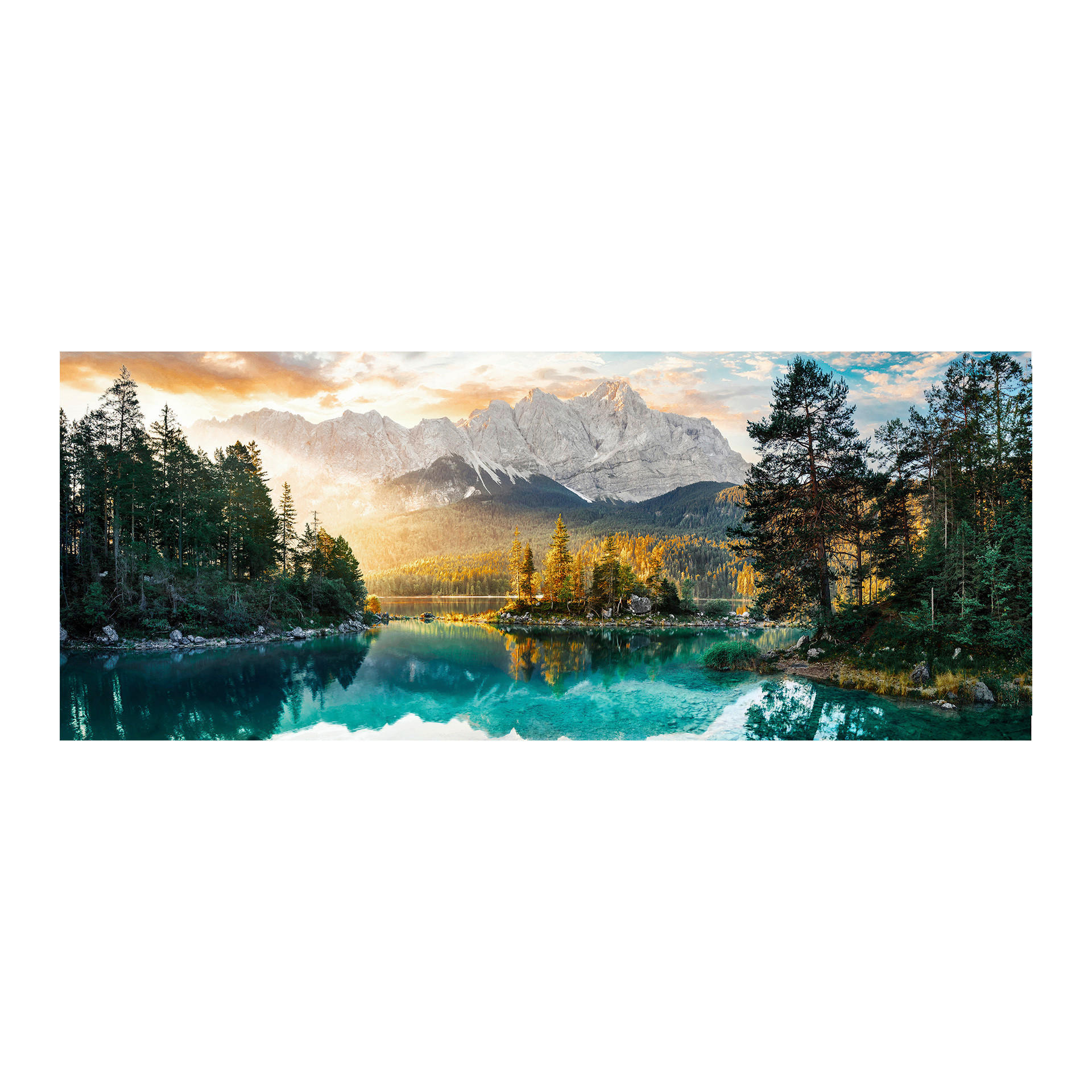 LEINWANDBILD Landschaft & Natur 150/60 cm  - Multicolor, Basics, Holz/Textil (150/60cm)