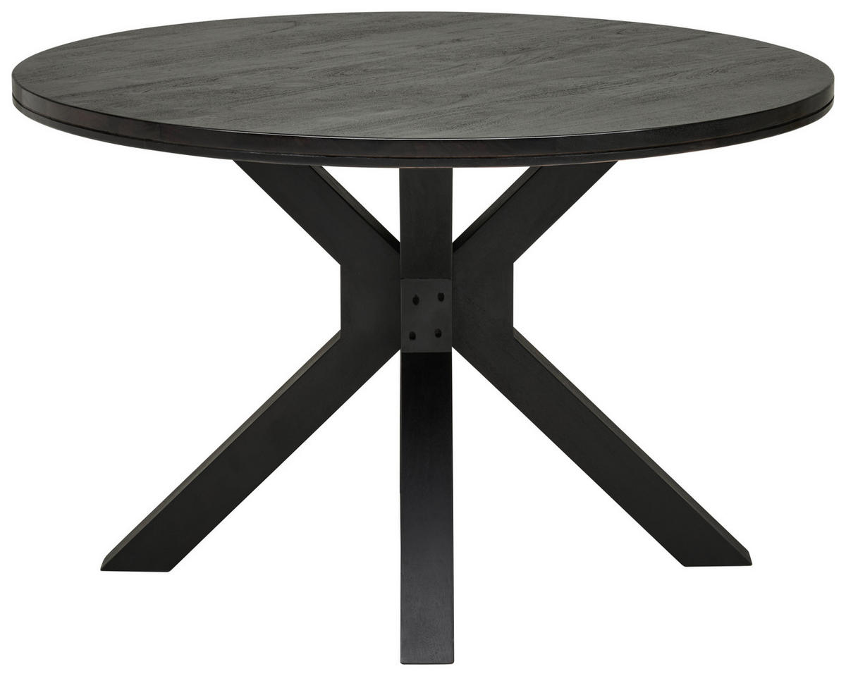 ESSTISCH in Holz  - Schwarz, MODERN, Holz (120/76/120cm) - MID.YOU