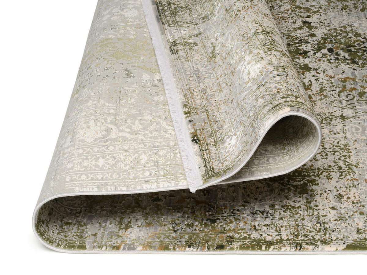 LÄUFER 80/300 cm Avignon Grau, Grün  - Grau/Grün, Design, Textil (80/300cm) - Dieter Knoll
