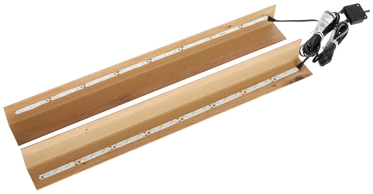 LED-STRIP - Weiss/Schwarz, Konventionell, Kunststoff (41,8cm) - Livetastic