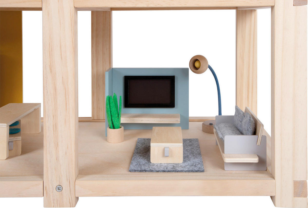 PUPPENHAUS - Multicolor, Basics, Holz (67/67/30cm) - small foot