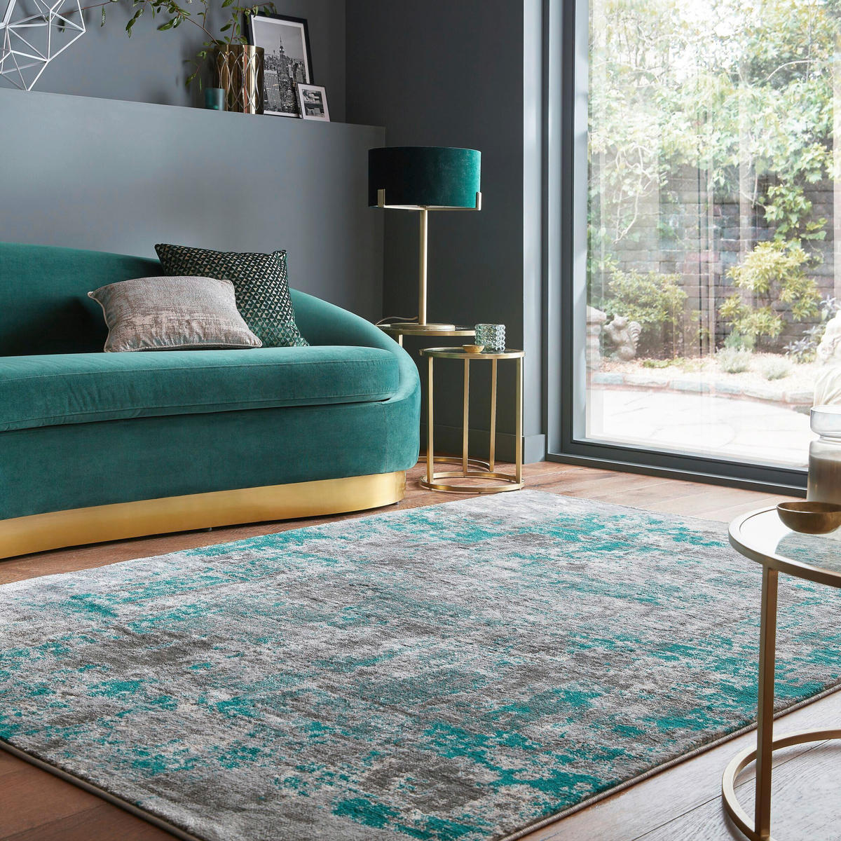 WEBTEPPICH 120/170 cm Cocktail Grün  - Grün, Basics, Textil (120/170cm)