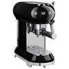 ESPRESSOMASCHINE  - Schwarz, Basics, Kunststoff/Metall (14,9/33/33cm) - SMEG