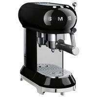 ESPRESSOMASCHINE  - Schwarz, Basics, Kunststoff/Metall (14,9/33/33cm) - SMEG