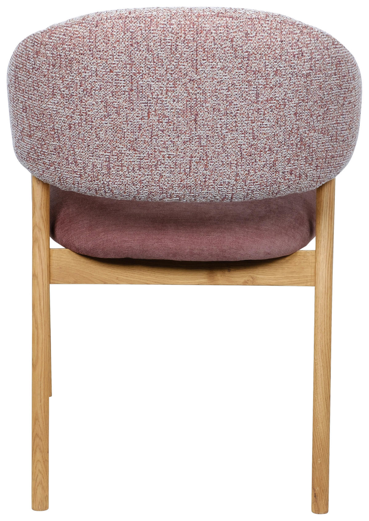 ARMLEHNSTUHL in Holz, Textil Rot  - Eichefarben/Rot, KONVENTIONELL, Holz/Textil (56,5/82,5/47,5cm) - Linea Natura