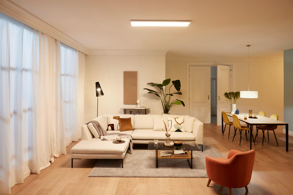 LED-DECKENLEUCHTE   - Weiß, KONVENTIONELL, Kunststoff (120/4,2/30cm) - Philips