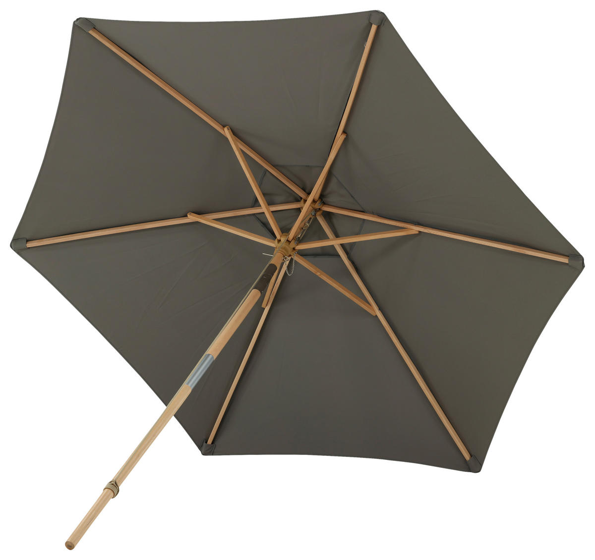 SONNENSCHIRM 250 cm  - Grau, KONVENTIONELL (250/232cm) - Gardenson