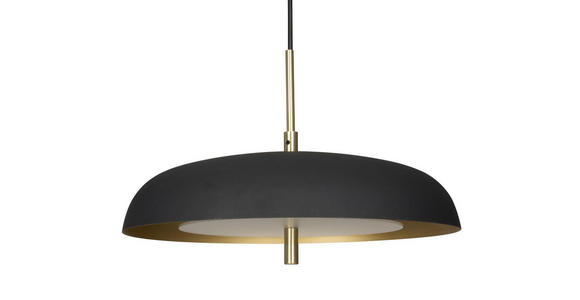 HÄNGELEUCHTE 38/150 cm - Goldfarben/Schwarz, KONVENTIONELL, Metall (38/150cm) - Novel