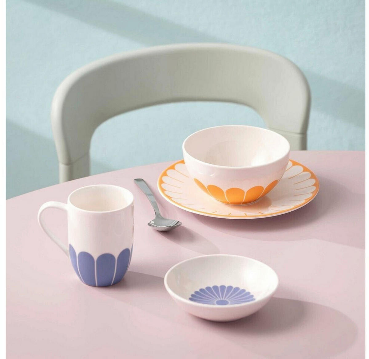 FRÜHSTÜCKSTELLER Fleur Soleil    21/2,5 cm  - Dunkelgelb/Weiß, Design, Keramik (21/2,5cm) - Villeroy & Boch