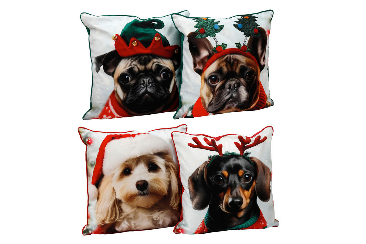 DEKORAČNÍ POLŠTÁŘ 45/45 cm - vícebarevná, Basics, textil (45/45cm)